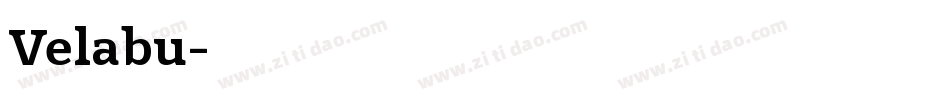 Velabu字体转换