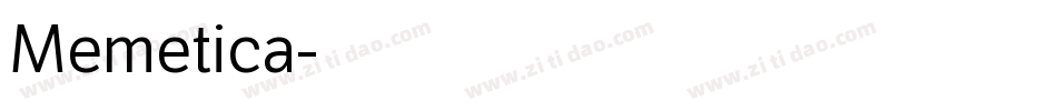 Memetica字体转换