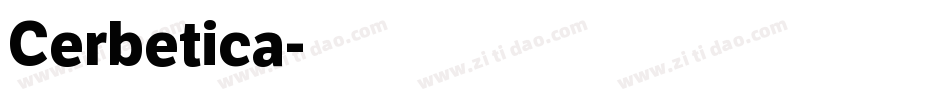Cerbetica字体转换