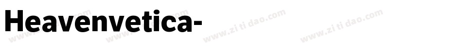 Heavenvetica字体转换