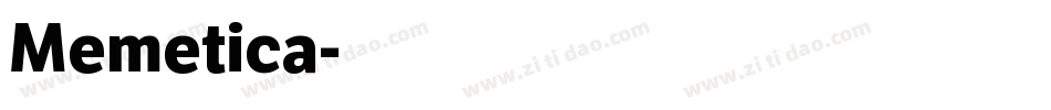 Memetica字体转换