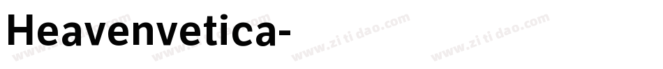 Heavenvetica字体转换
