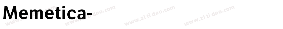 Memetica字体转换