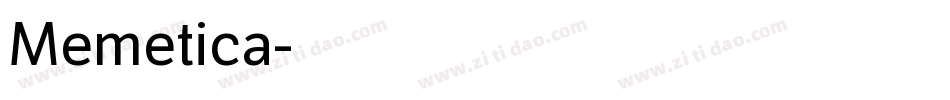 Memetica字体转换
