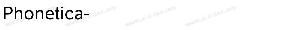 Phonetica字体转换