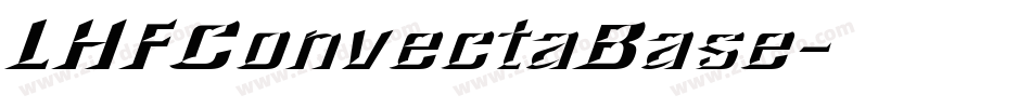 LHFConvectaBase字体转换