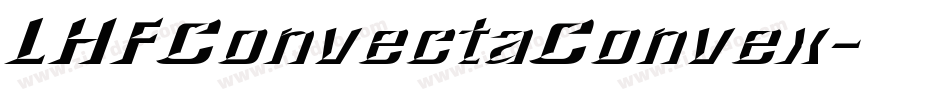 LHFConvectaConvex字体转换