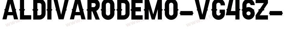 AldivaroDemo-VG46Z字体转换
