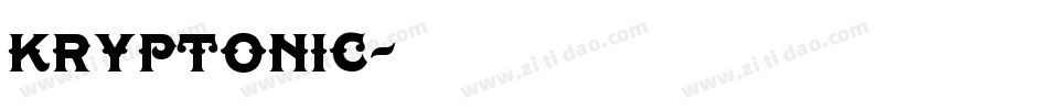 Kryptonic字体转换