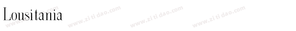 Lousitania字体转换
