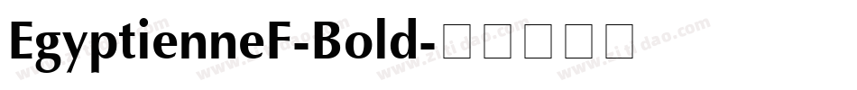 EgyptienneF-Bold字体转换