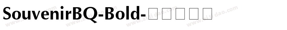 SouvenirBQ-Bold字体转换