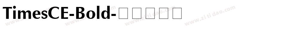 TimesCE-Bold字体转换