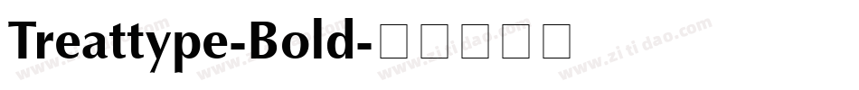 Treattype-Bold字体转换