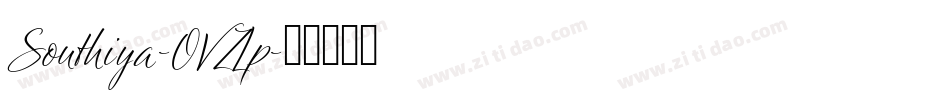 Southiya-OVZLp字体转换
