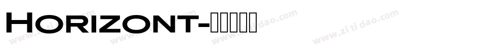 Horizont字体转换