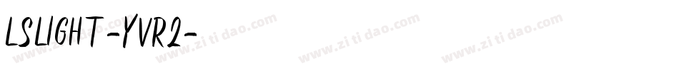 LsLight-Yvr2字体转换