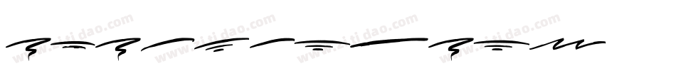 LSLightAlt字体转换