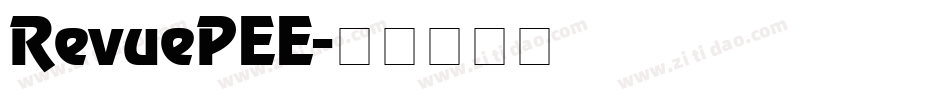 RevuePEE字体转换
