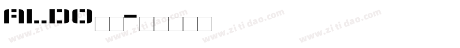 aldo字库字体转换