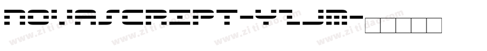 NovaScript-yZJM字体转换