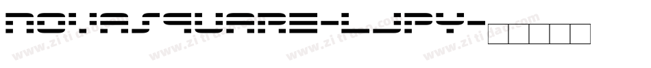 NovaSquare-ljpy字体转换