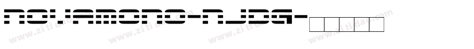 Novamono-njdg字体转换