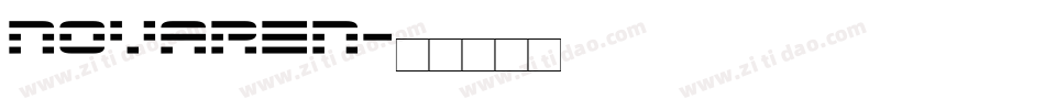 Novaren字体转换