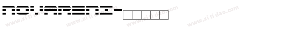 Novareni字体转换