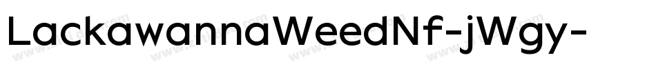 LackawannaWeedNf-jWgy字体转换