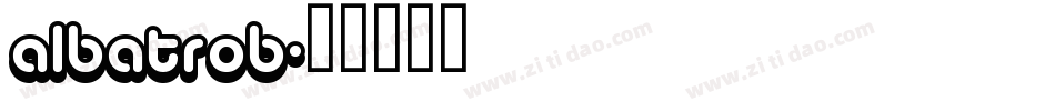 albatrob字体转换