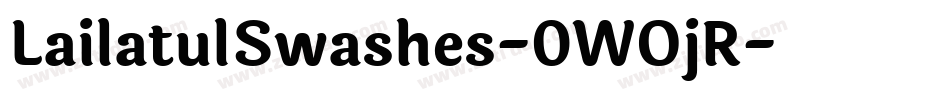 LailatulSwashes-0WOjR字体转换