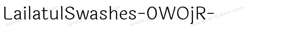 LailatulSwashes-0WOjR字体转换