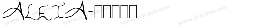 ALEIA字体转换