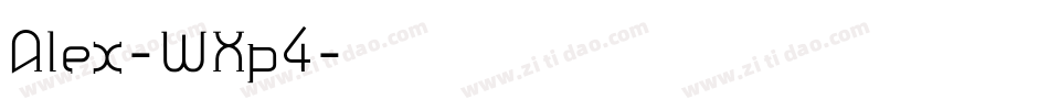 Alex-WXp4字体转换