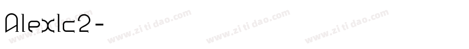 Alexlc2字体转换