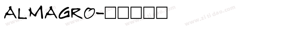 ALMAGRO字体转换