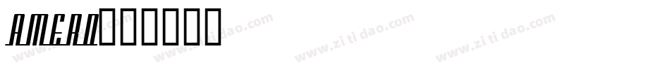AMERD字体转换