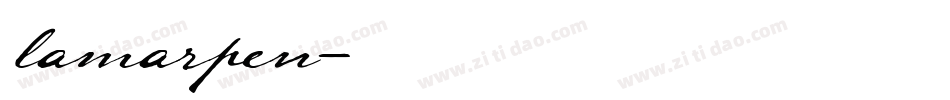 lamarpen字体转换