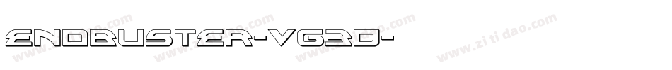 Endbuster-vg3D字体转换
