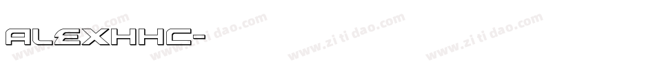 alexhhc字体转换