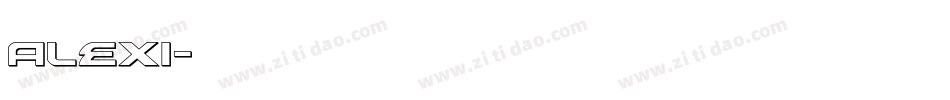 alexi字体转换