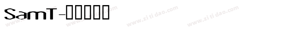 SamT字体转换