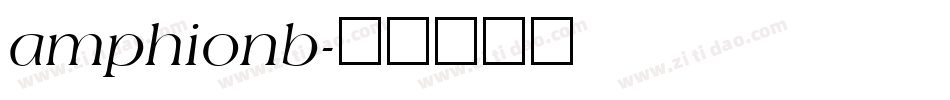 amphionb字体转换