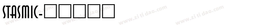 Stasmic字体转换
