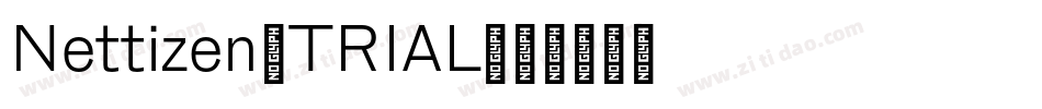 Nettizen_TRIAL字体转换 Nettizen_TRIAL字体转换