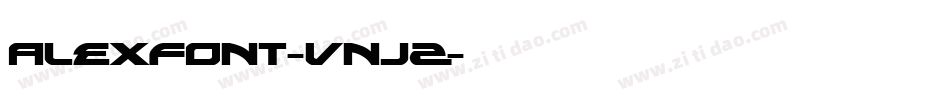 Alexfont-VnjZ字体转换
