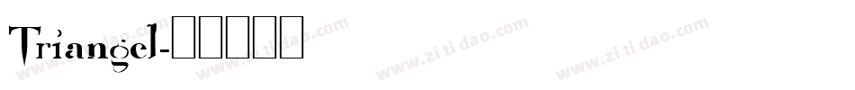 Triangel字体转换