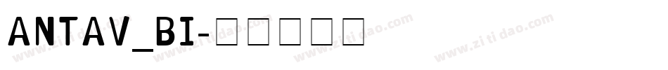 ANTAV_BI字体转换