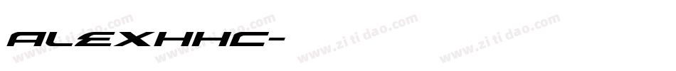 alexhhc字体转换
